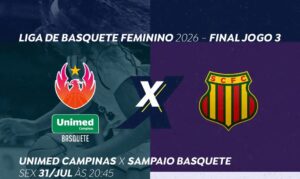 TV Brasil exibe nesta sexta jogo Unimed Campinas X Sampaio Basquete