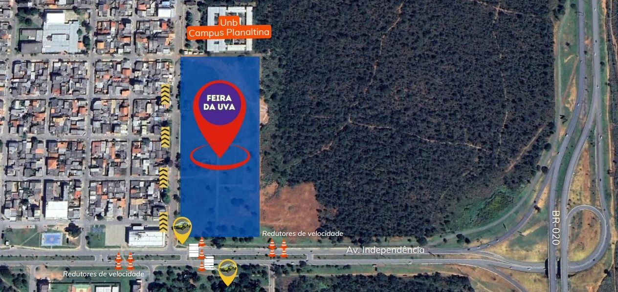 Feira da Uva e do Vinho altera o trânsito em Planaltina