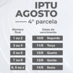Quarta parcela do IPTU vence a partir desta segunda-feira (10)