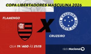 Rádio Nacional exibe Flamengo x Cruzeiro pelas oitavas da Libertadores