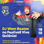 Festival Viva Goiânia tem shows de eletrofunk, sertanejo, forró e hip-hop neste domingo (18/10)