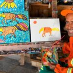 Gari da Comurg há 20 anos, artista plástico leva o Cerrado goiano a exposições nacionais