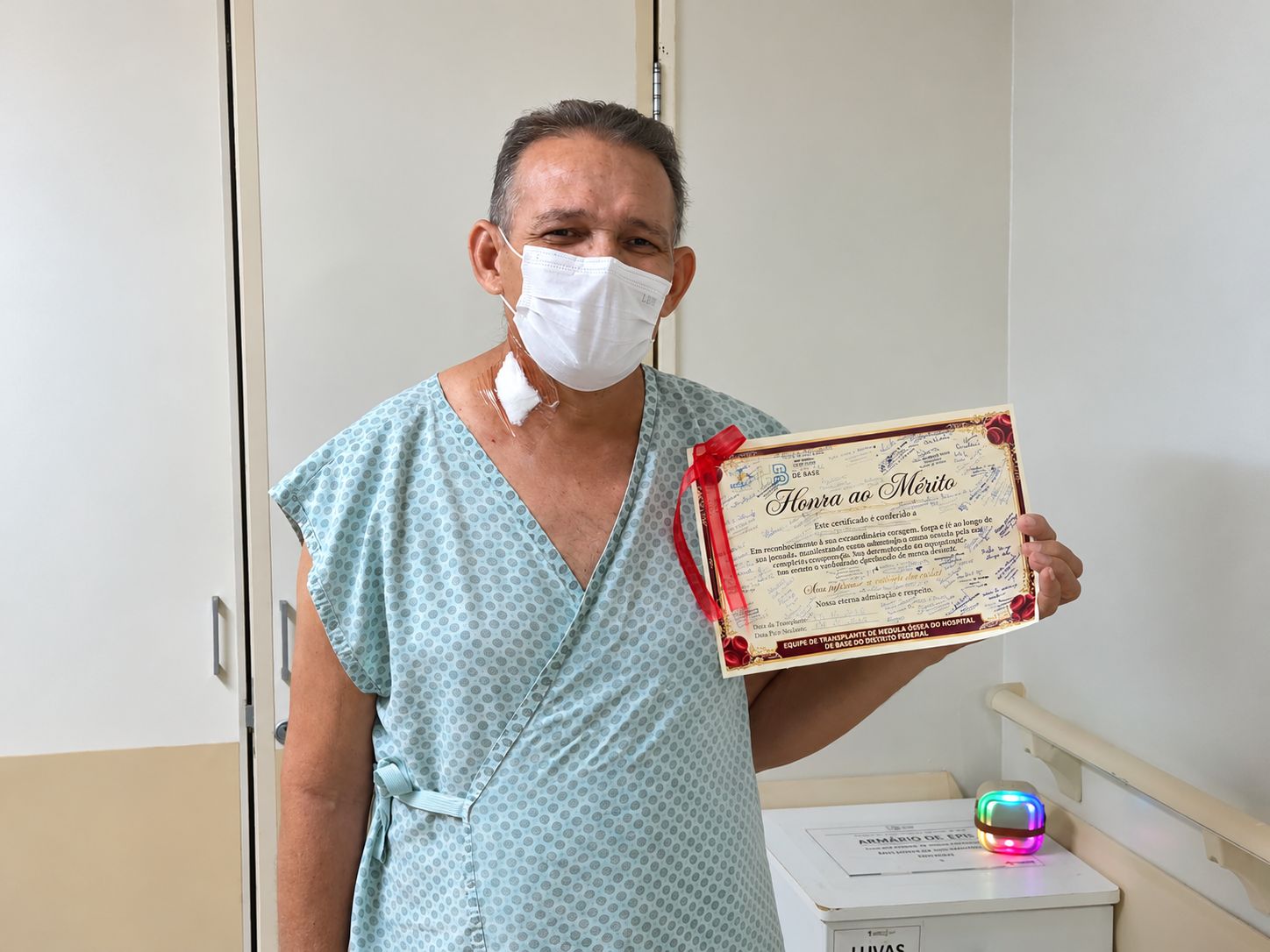 Hospital de Base realiza primeiro transplante de medula óssea