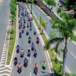 Mabel participa de passeio motociclístico em comemoração aos 93 anos de Goiânia