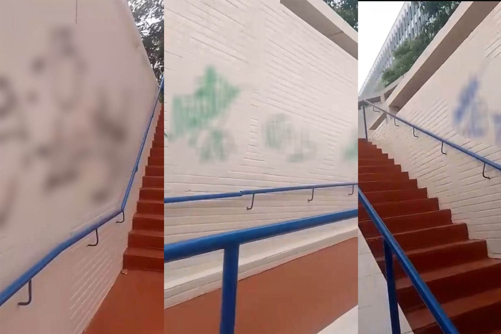 Passagem subterrânea da 107/108 Norte é alvo de vandalismo após reforma da Novacap